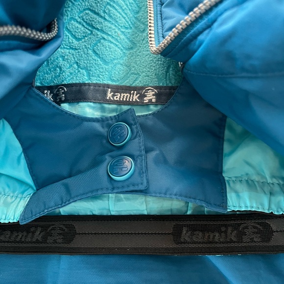 Kamik Kids Ski Jacket with Zip-On Hood Size 12 - Picture 5 of 13